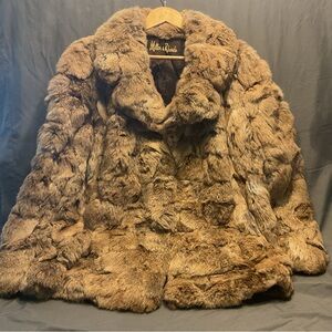 Vintage Women's Miller & Rhoads Rabbit Fur recycled Coat